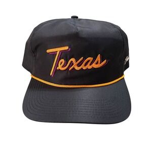 Bad Birdie Texas Rope Hat Snapback Golf Cap Black Orange Purple One Size